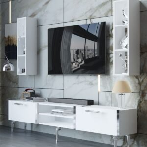 Festival Tv Ünitesi S3000-1-Y1-D1 Silver Beyaz