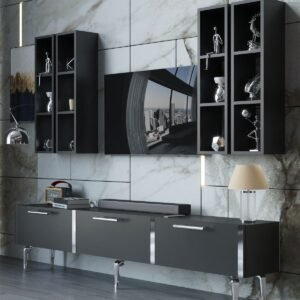 Festival Tv Ünitesi S3002-4-Y1-D1 Silver Antasit