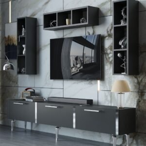 Festival Tv Ünitesi S3007-4-Y1-D1 Silver Antasit
