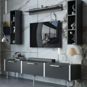 Festival Tv Ünitesi S3008-4-Y1-D1 Silver Antasit