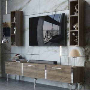 Festival Tv Ünitesi S3004-2-Y1-D1 Silver Ceviz