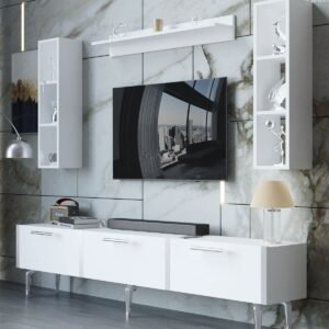 Festival Tv Ünitesi S3008-1-Y1-D1 Silver Beyaz