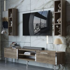 Festival Tv Ünitesi S3000-2-Y1-D1 Silver Ceviz