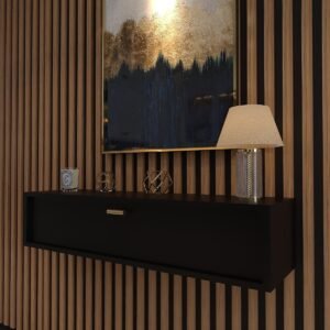 Lüks Dresuar Siyah - Gold Kulp