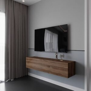 Duvara Monte Tv Sehpası Ceviz S6205-2