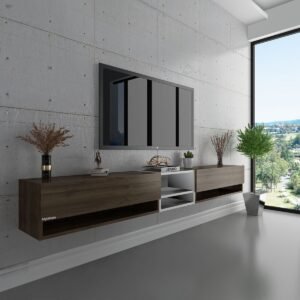 Duvara Monte Tv Sehpası Ceviz S6104-2