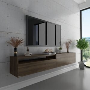 Duvara Monte Tv Sehpası Ceviz S6110-2