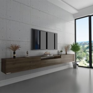Duvara Monte Tv Sehpası Ceviz S6109-2
