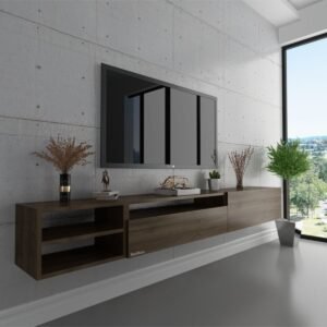 Duvara Monte Tv Sehpası Ceviz S6111-2