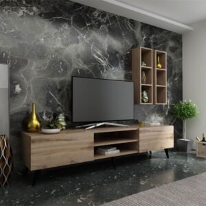 İdeal Tv Ünitesi + Duvar Rafı 7000-3