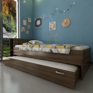 Trend Yavrulu Karyola Q4011-1 Ceviz Ceviz