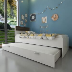 Trend Yavrulu Karyola Q4010-1 Beyaz Ceviz