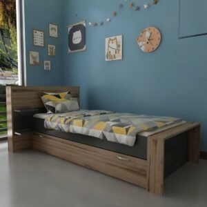 Trend Yavrulu Karyola Q4013-7 Antrasit Çırağan