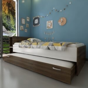 Trend Yavrulu Karyola Q4011-5 Beyaz Ceviz