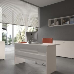 Festival Office Desk - OFFICE-8-1-1-160X75 White - White