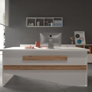 Festival Office Desk - OFFICE-10-1-6-180X75 White - Pine
