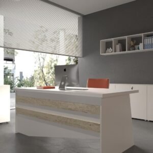Festival Office Desk - OFFICE-4-1-8-180X90 White - Travelter