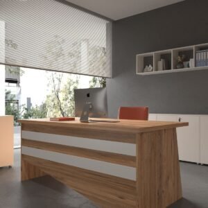 Festival Office Desk - OFFICE-6-6-1-120X75 White - White