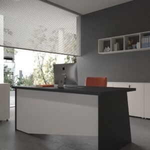 Festival Office Desk - OFFICE-5-4-1-180X75 White - White