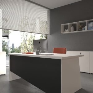 Festival Office Desk - OFFICE-7-1-4-180X90 White - Anthracite