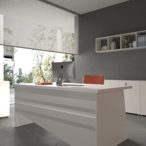 Festival Office Desk - OFFICE-6-1-1-180X90 White - White