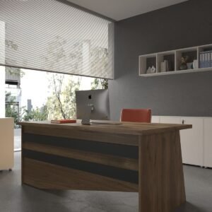 Festival Office Desk - OFFICE-4-2-4-180X75 White - Anthracite