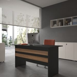 Festival Office Desk - OFFICE-1-4-6-120X90 White - Pine