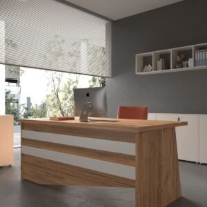 Festival Office Desk - OFFICE-4-6-1-180X90 White - White