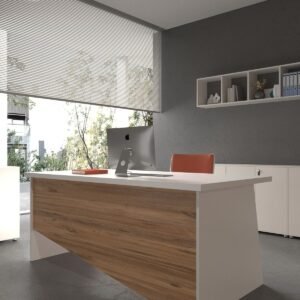 Festival Office Desk - OFFICE-7-1-6-120X90 White - Pine