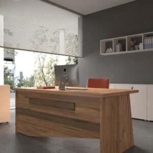 Festival Office Desk - OFFICE-9-6-2-160X60 White - Walnut