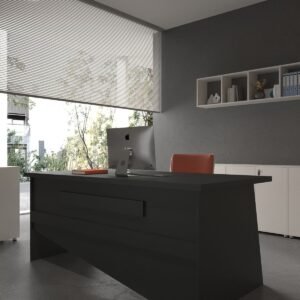 Festival Office Desk - OFFICE-10-4-4-180X90 White - Anthracite