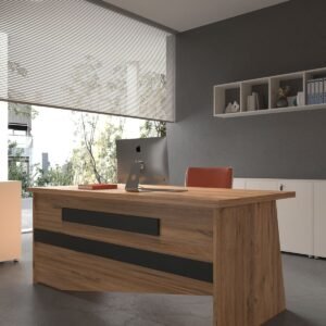 Festival Office Desk - OFFICE-9-6-4-140X75 White - Anthracite
