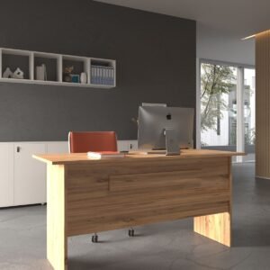 Festival Office Desk - OFFICE-8-6-6-180X75 White - Pine