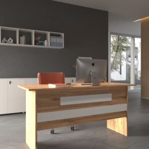 Festival Office Desk - OFFICE-8-6-1-120X90 White - White