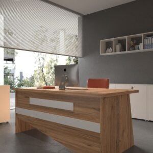 Festival Office Desk - OFFICE-10-6-1-160X75 White - White