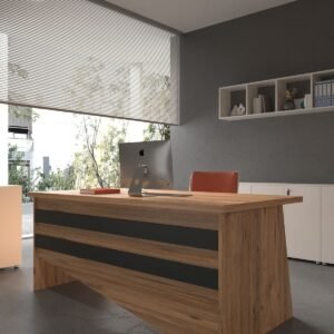 Festival Office Desk - OFFICE-6-6-4-160X75 White - Anthracite