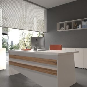 Festival Office Desk - OFFICE-6-1-6-160X90 White - Pine