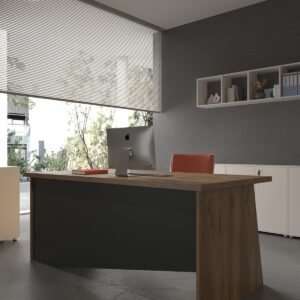 Festival Office Desk - OFFICE-5-2-4-180X90 White - Anthracite