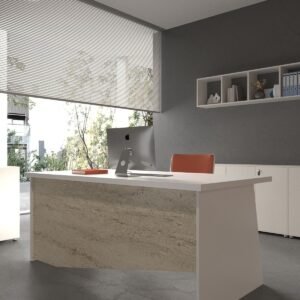 Festival Office Desk - OFFICE-5-1-8-160X90 White - Travelter