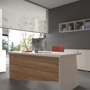 Festival Office Desk - OFFICE-5-1-6-140X75 White - Pine