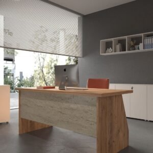 Festival Office Desk - OFFICE-2-6-8-140X90 White - Travelter
