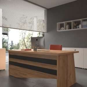 Festival Office Desk - OFFICE-4-6-4-180X90 White - Anthracite
