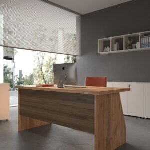 Festival Office Desk - OFFICE-2-6-2-140X60 White - Walnut