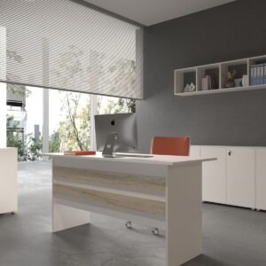 Festival Office Desk - OFFICE-1-1-8-160X90 White - Travelter