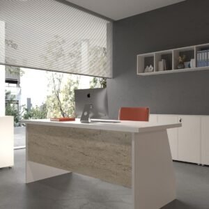 Festival Office Desk - OFFICE-2-1-8-160X75 White - Travelter