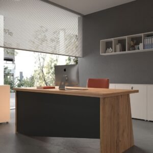 Festival Office Desk - OFFICE-5-6-4-120X60 White - Anthracite