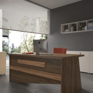 Festival Office Desk - OFFICE-9-2-6-140X75 White - Pine