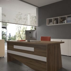 Festival Office Desk - OFFICE-10-2-1-180X75 White - White