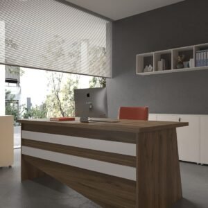 Festival Office Desk - OFFICE-6-2-1-120X90 White - White