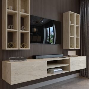 Festival TV Unit Travertine Q13001-8